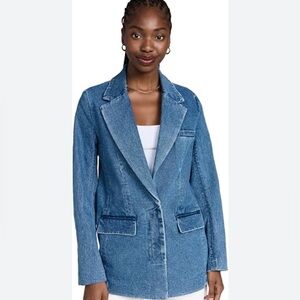 Staud Women’s Denim Blazer - sz medium